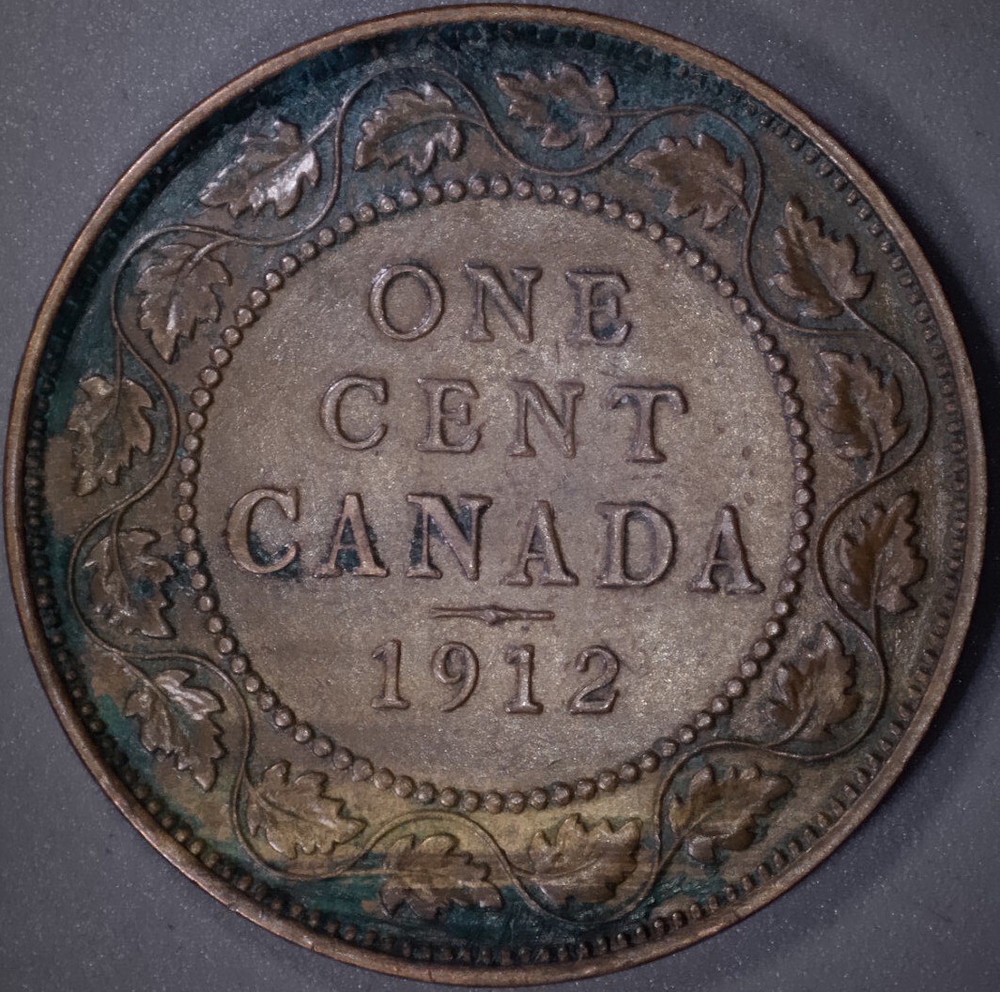 1912 Canada Large Cent AU