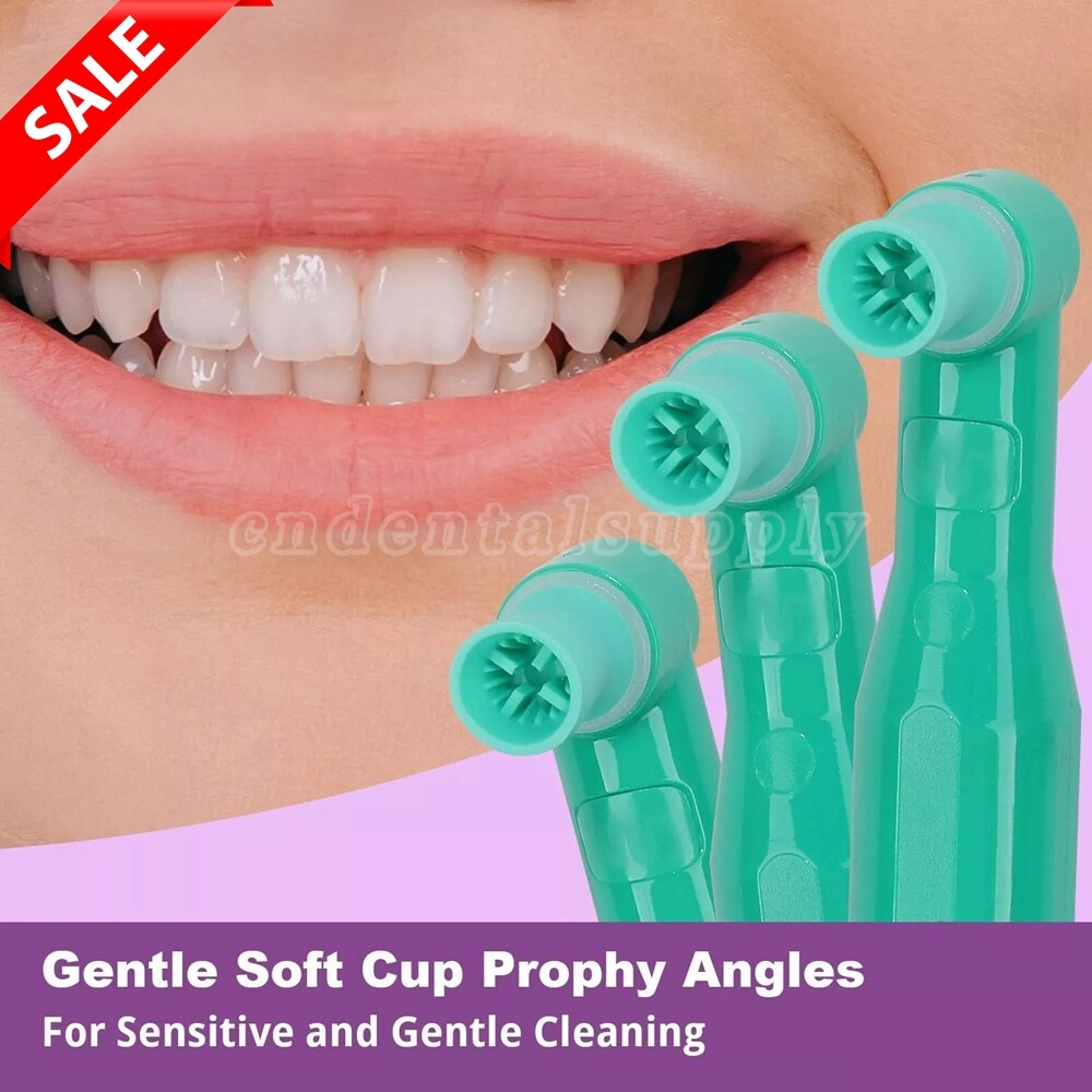 100pcs Prophy Angles Soft Cups Top Quality Dental Disposable Prophy Angle
