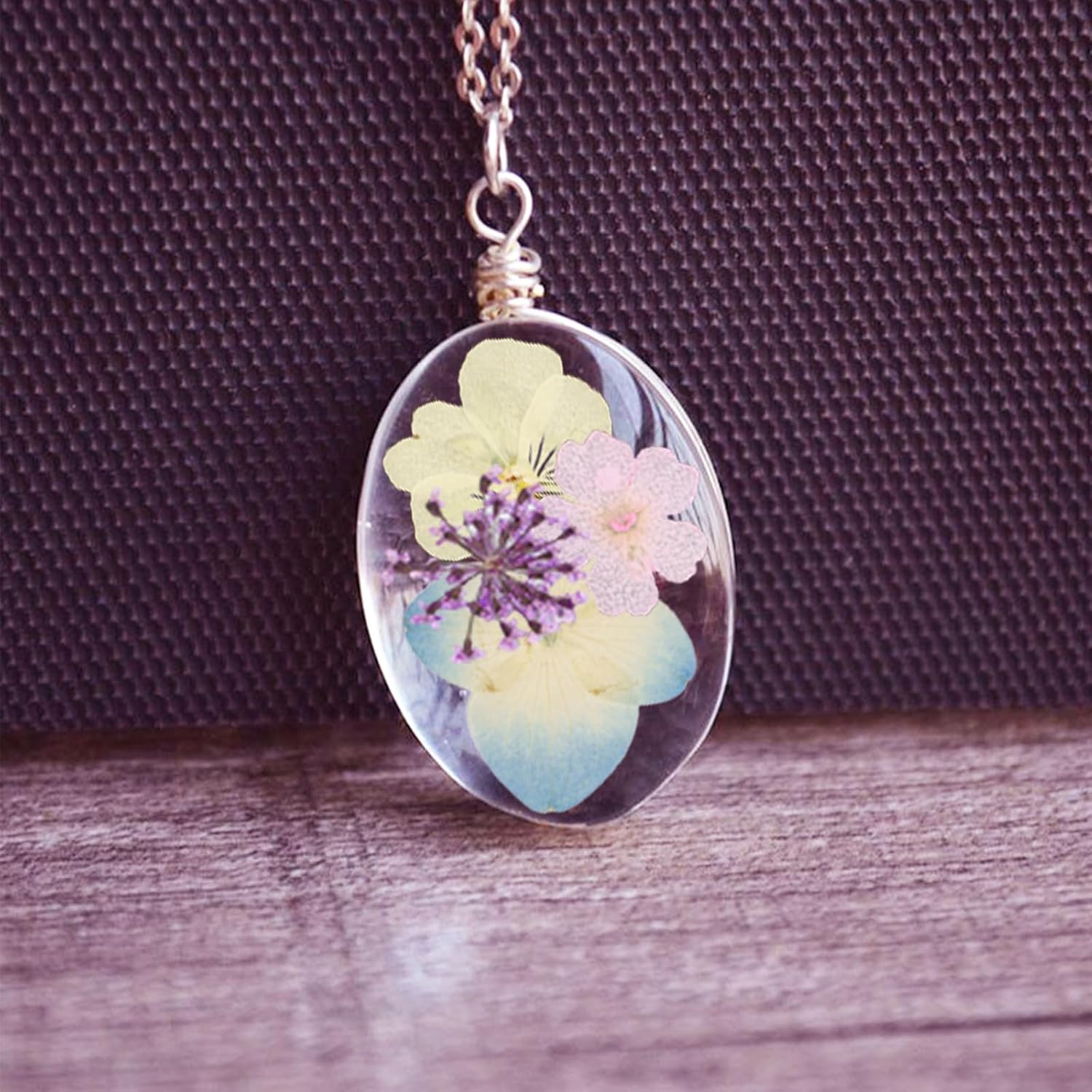 50Pcs Dried Pressed Flowers Resin Mould Real Pressed Flowers Natural Dry Leaves