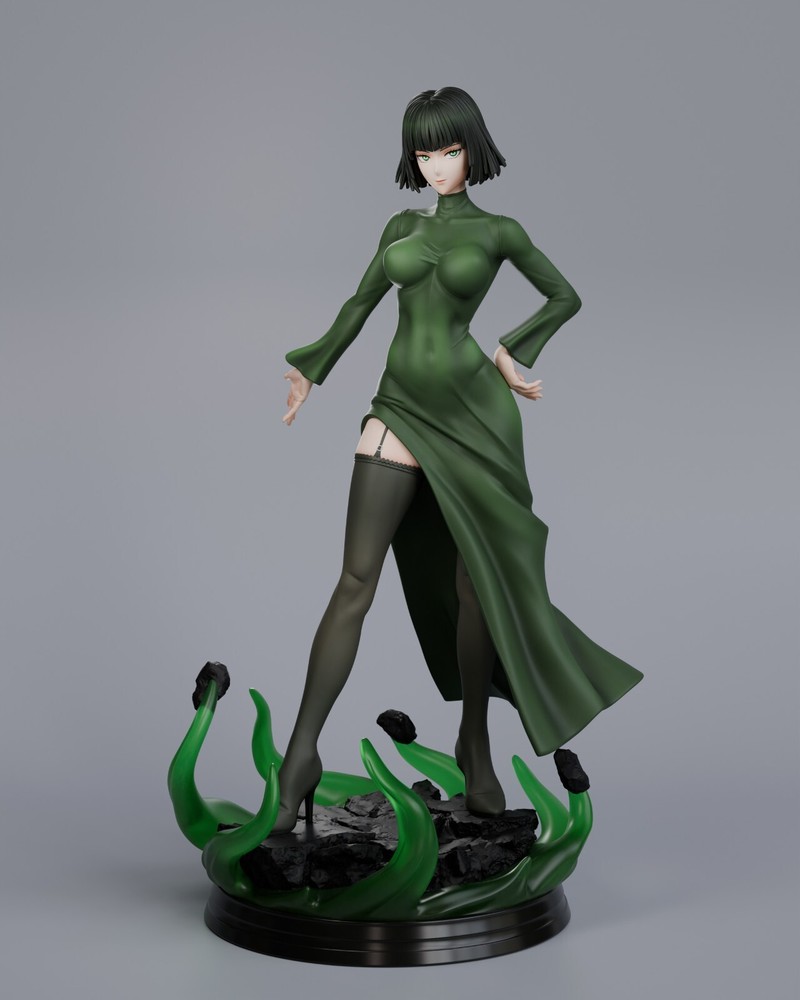 Fubuki (1) Unpainted 1/6 resin model kit and base abe