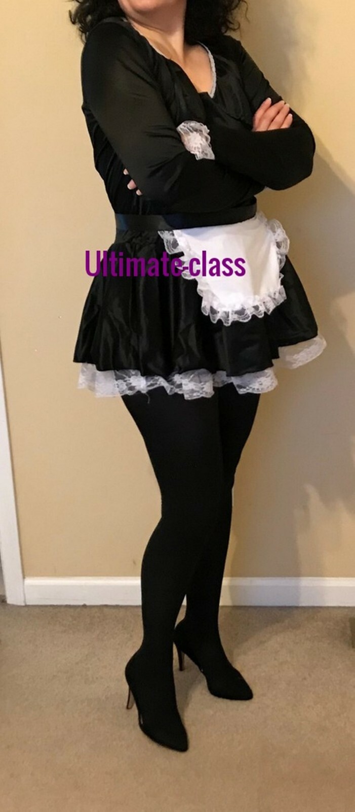 Elegant French Maid Costume size M L XL 2XL 3XL Fast U.S. Shipping Plus Size