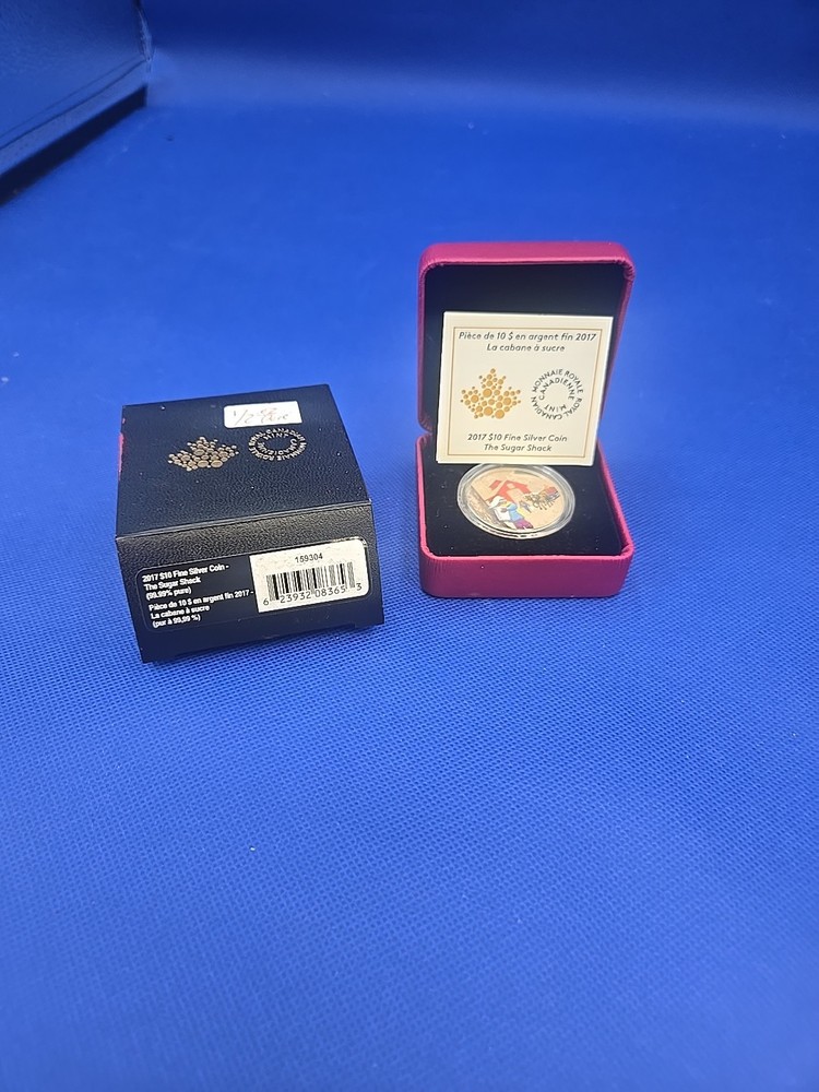 2017 Canada $10 Fine Silver Coin - The Sugar Shack