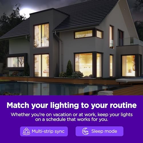 Smart LED Light Strip - Options with Adjustable Brightness & 16.4ft Color