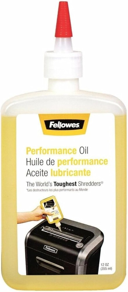 Powershred Performance Shredder Oil 12 oz with Extended Nozzle for Efficiency