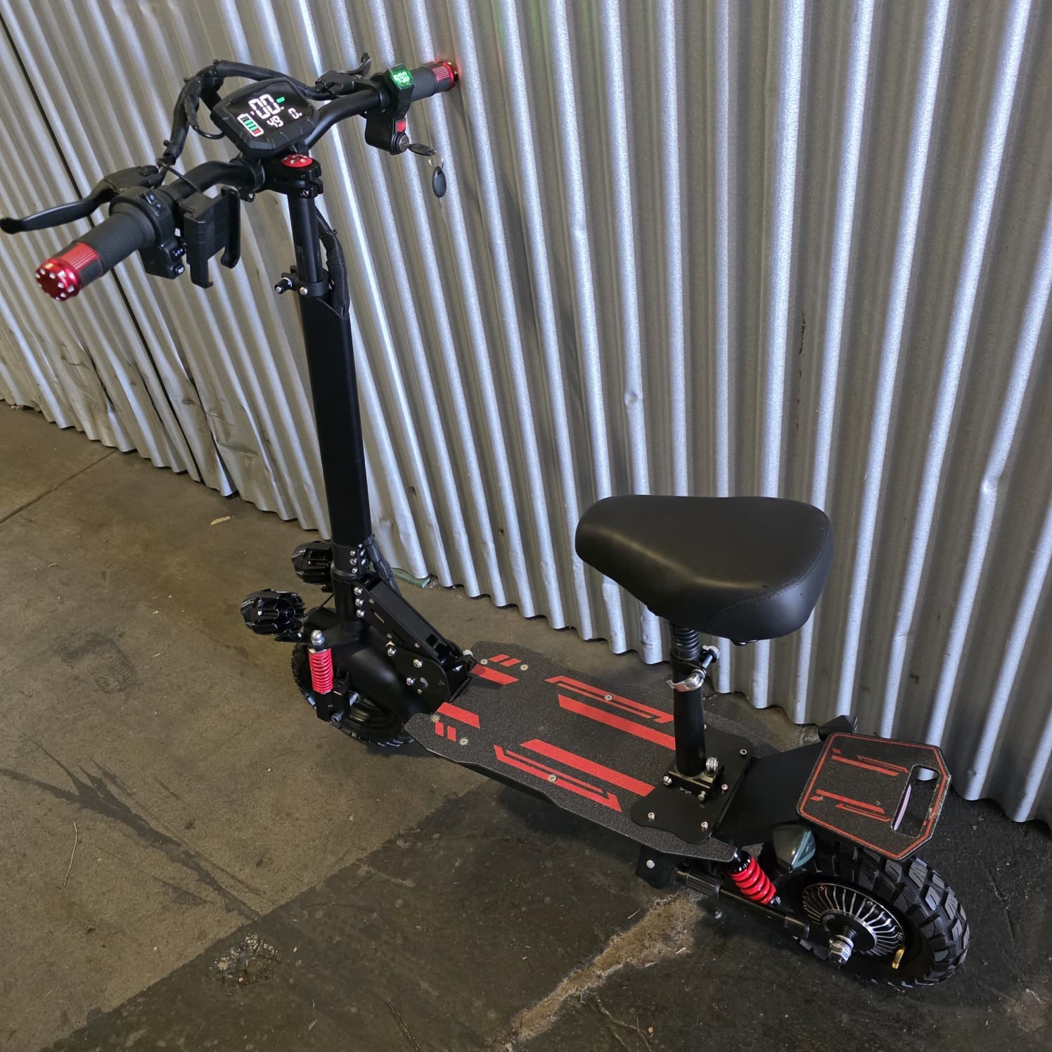 Foldable Electric Scooter 1200W 48V 18Ah 30MPH 40Mi 11in Off Road Adult