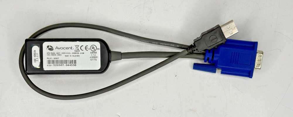 Avocent DSRIQ-USB Server Interface Module for USB/VGA Computers