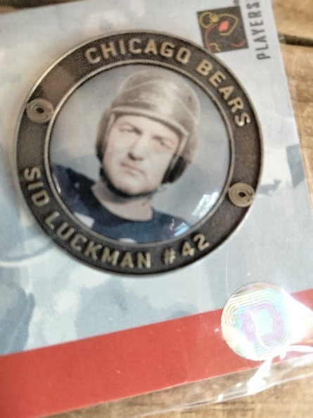 SID LUCKMAN CHICAGO BEARS LEGENDS 2004 Medallion Coin New NOS