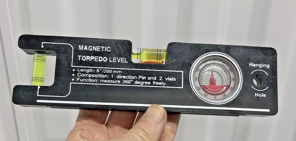 8in. MAGNETIC TORPEDO LEVEL