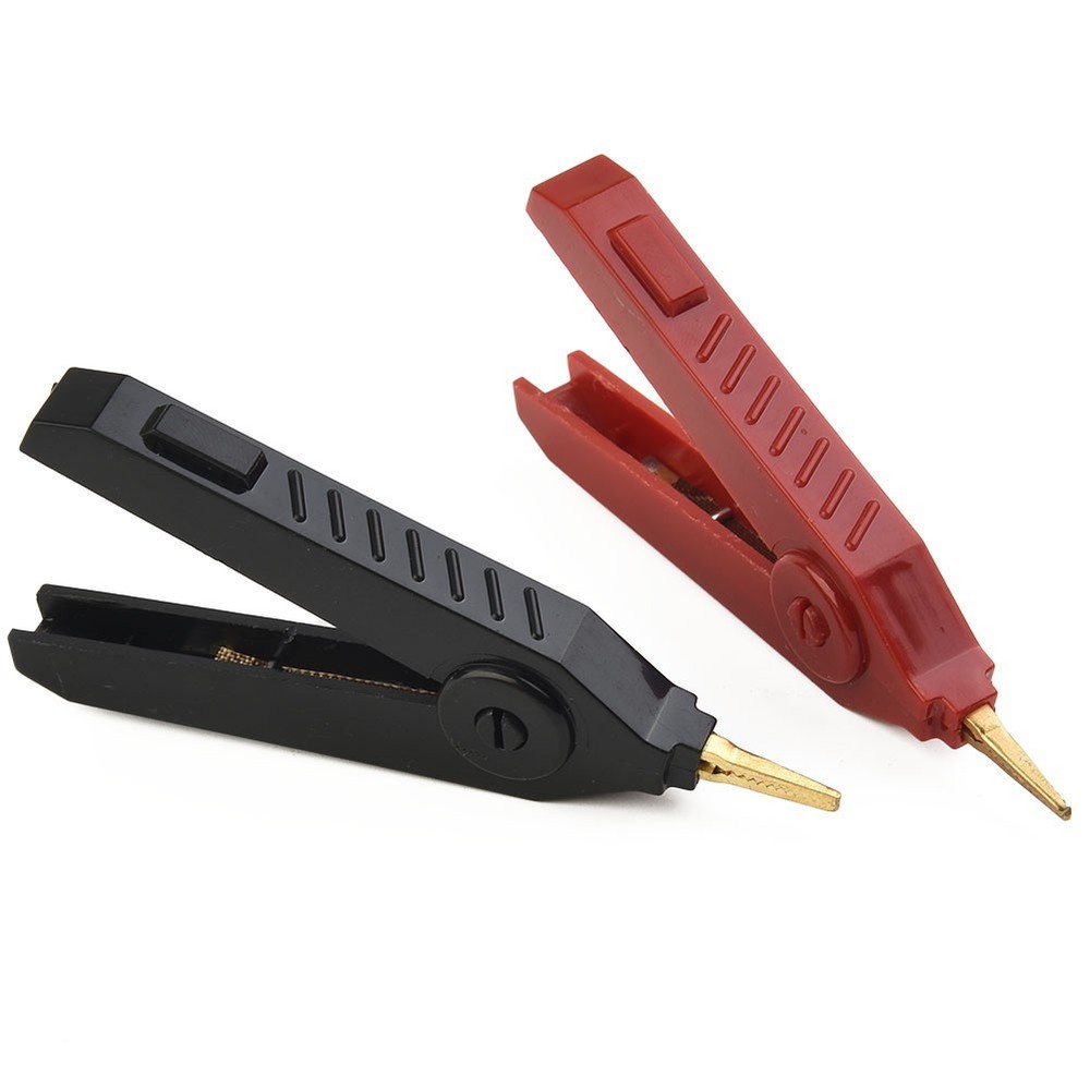 Practical Clips Lcr Test Clips Accessories Black + Red Copper