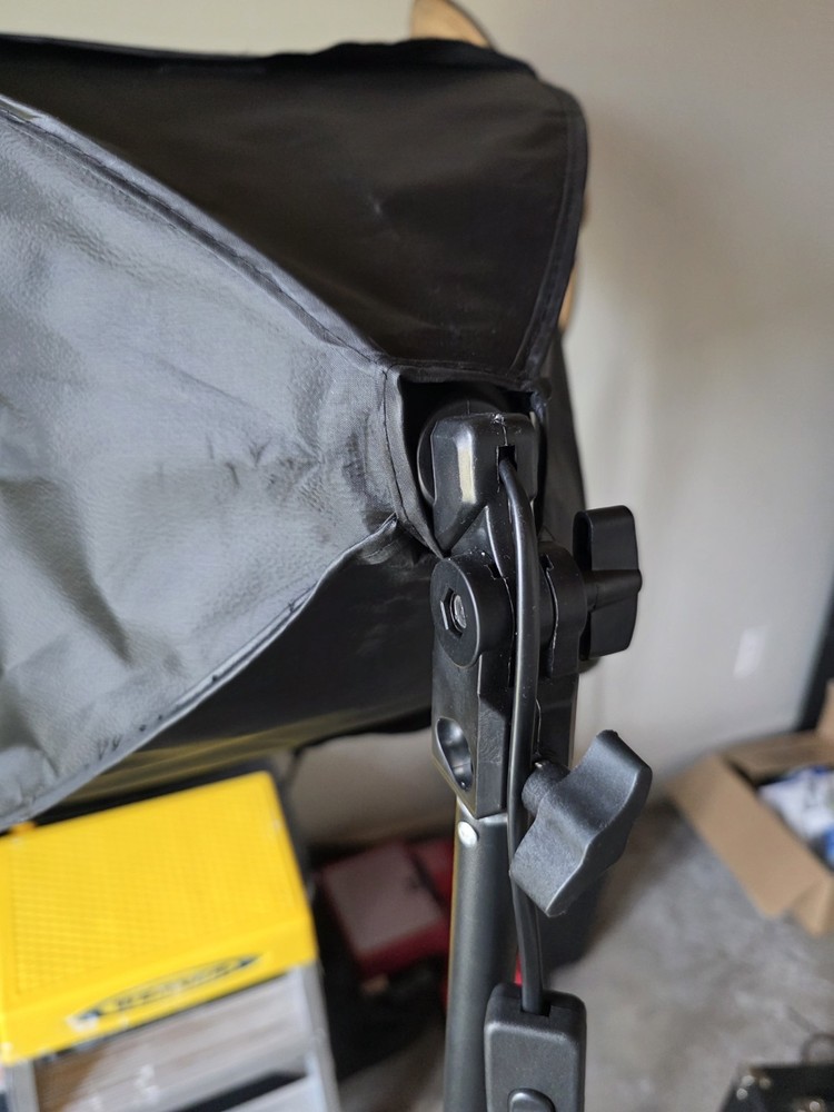 Portable LED Softbox Continuous Lighting Kit with Stand and Bulb