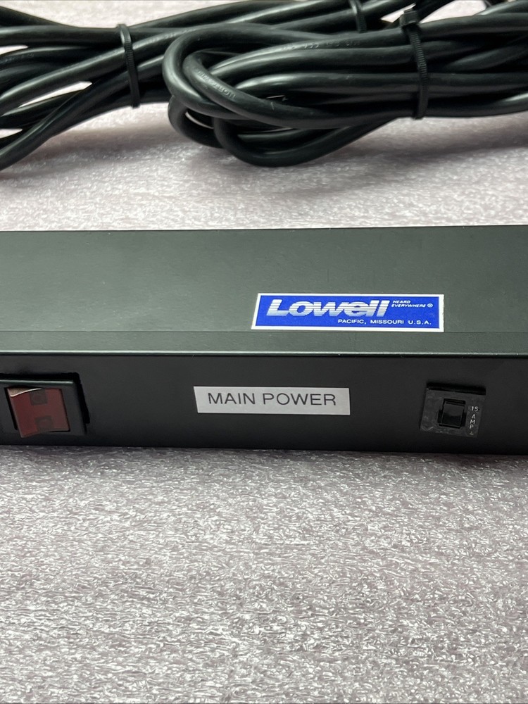 Used Lowell 15 A. Power Strip