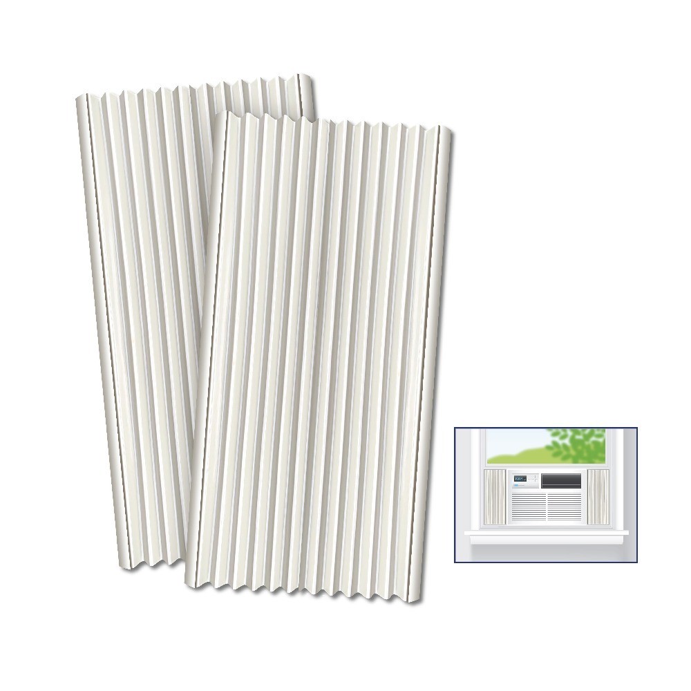 Replacement Side Panels for Window Air Conditioner 19 Inch Height 12 Inch Width