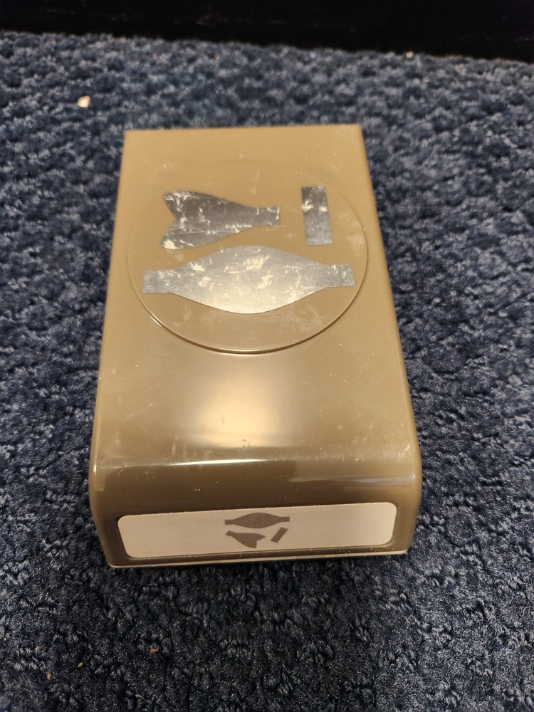 BOW BUILDER Stampin' Up! paper punch flat locking RETIRED