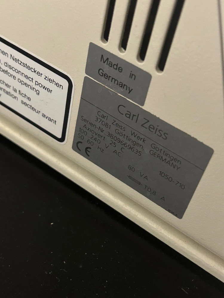 Zeiss Axiovert 25 Inverted Microscope w/ 10x Objective + Warranty