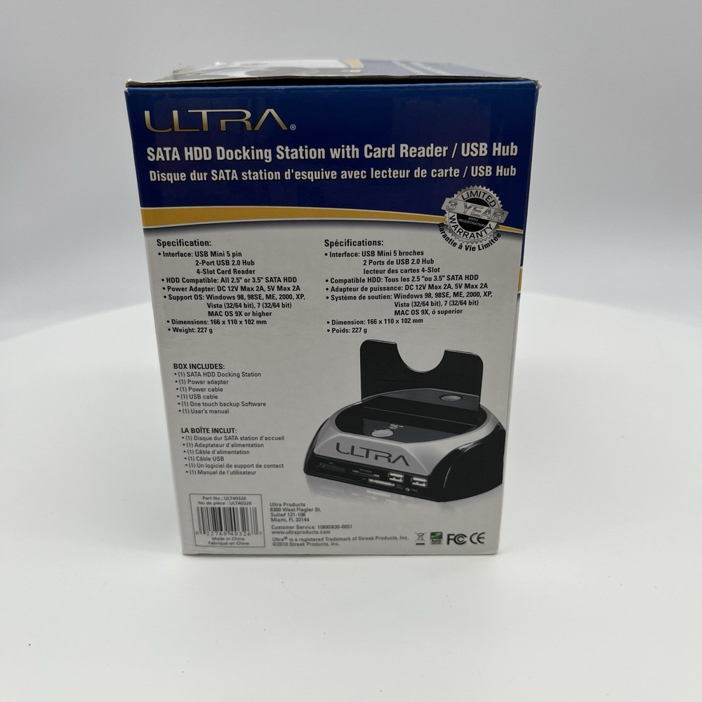 Ultra HDD W Card Reader USB Complete
