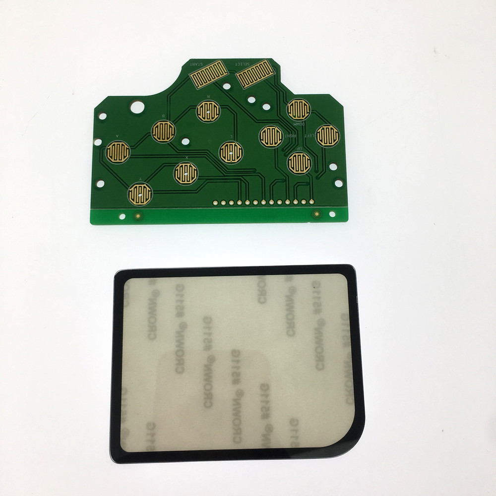 For GameBoy Zero DMG-01 Glass Lens Protector+Button PCB Controller Card