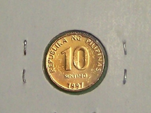 PHILIPPINES 1997 10 CENTIMOS KM270