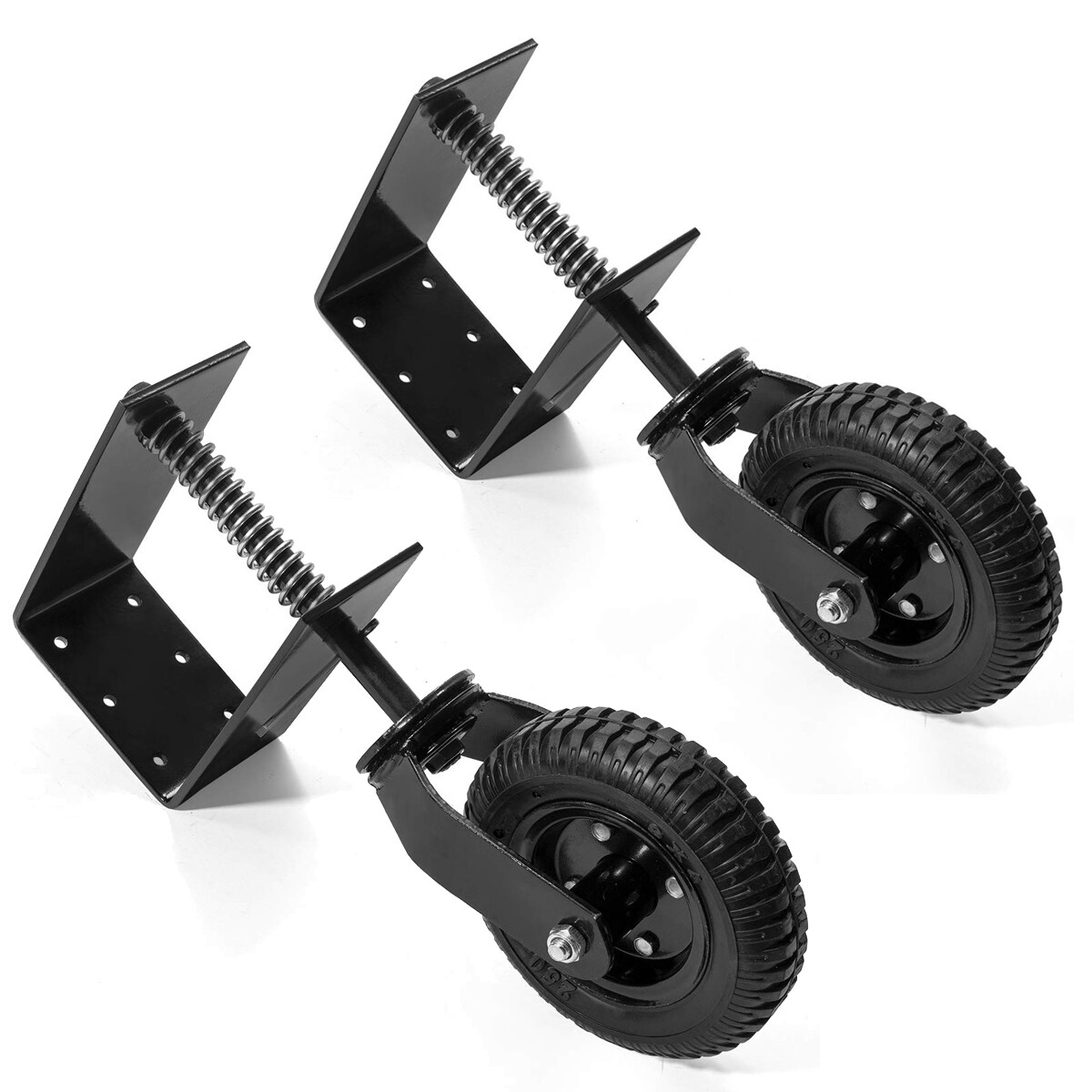 Stark Heavy-Duty Gate Wheel Steel Spring Loaded Hardware Fence Swivel Caster