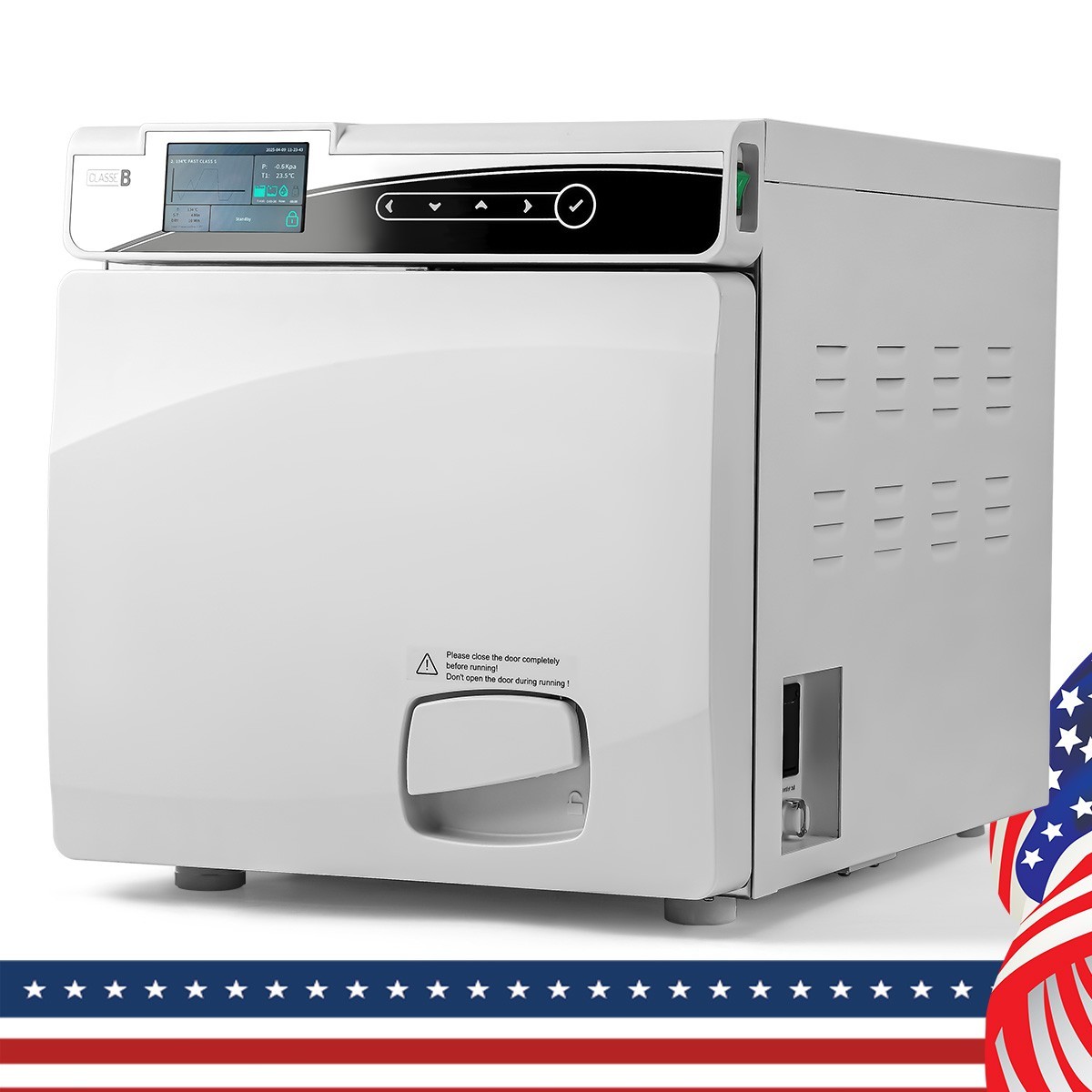 22L/17L Dental Class B Medical Autoclave Vacuum Steam Sterilizer with printer