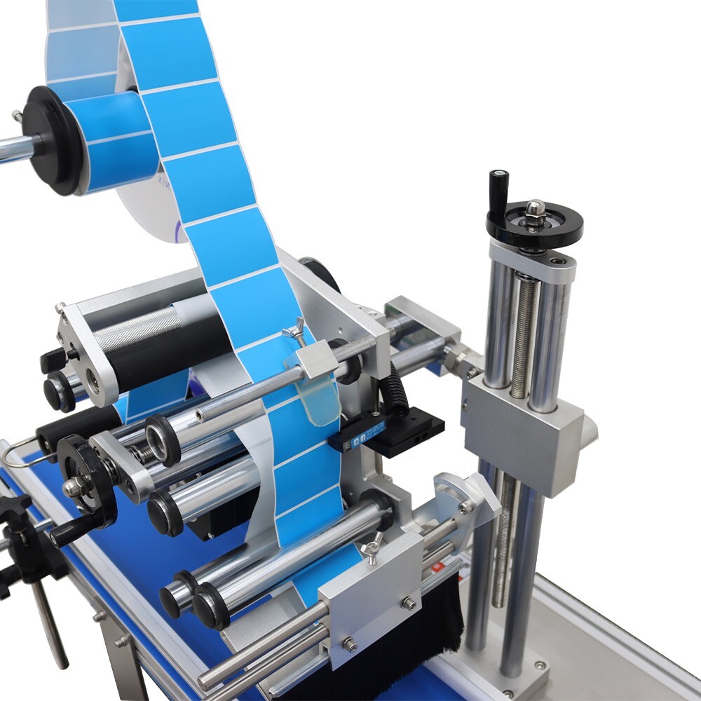 LT-160 Automatic Desktop Conveyor Table Plane Labeling Machine w/Conveyor 110V