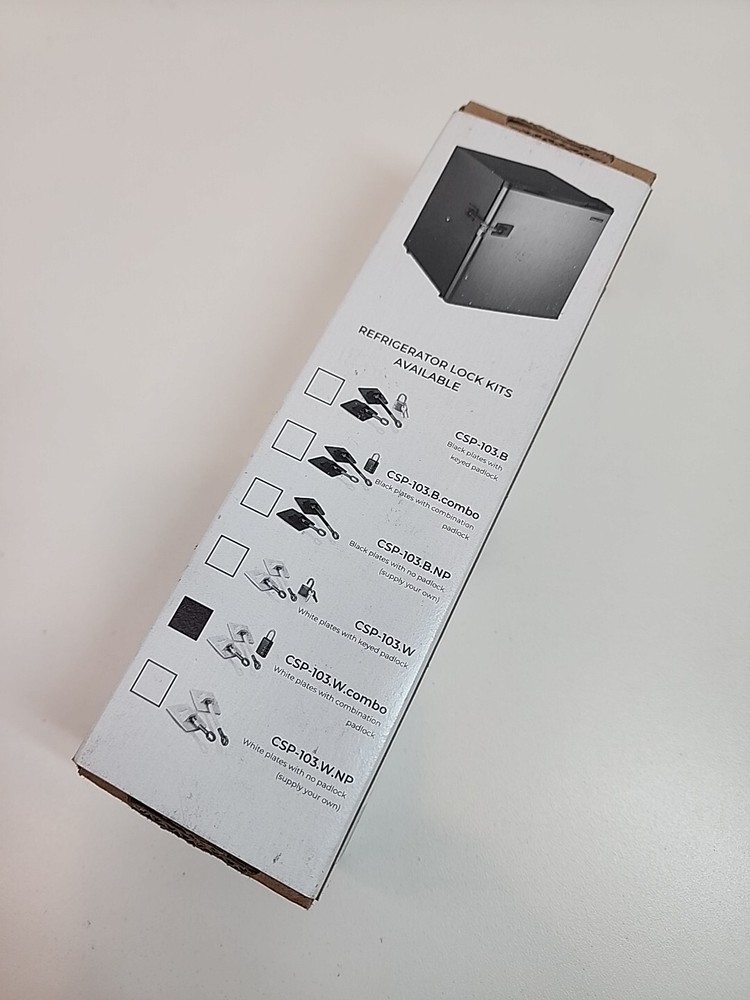 Refrigerator Lock Kit with Combination Lock, New Opened Box