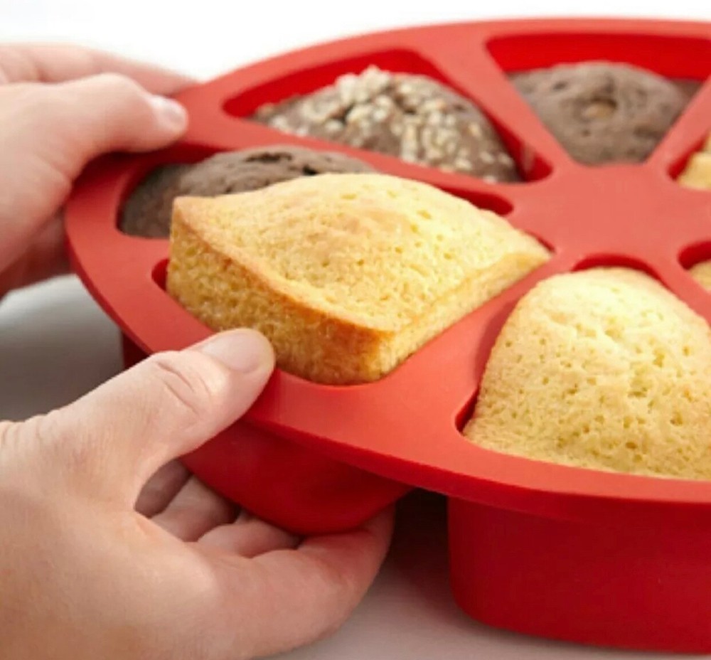 Baking Silicone Mold 8 Points Scone Cake Cupcake Bakeware