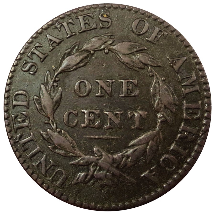 1822 LARGE CENT MATRON HEAD COIN EXTRA FINE CONDITION
