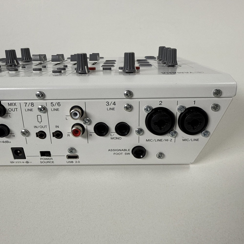 Yamaha AG08 Live Streaming Mixer USB Audio Interface w/ USB Cable – Tested