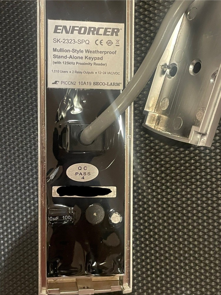 ENFORCER Access Control Keypad Weatherproof SK-2323-SDQ