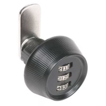 Ccl 39023 Combination Knob Keyless Cam Lock, Black