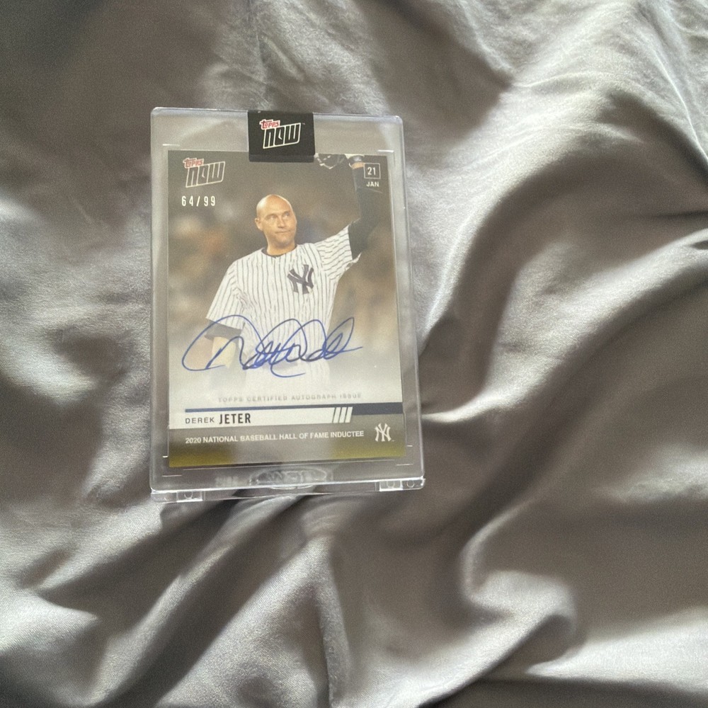 Topps Now 2020 Derek Jeter Signed-64/99-OS-59A