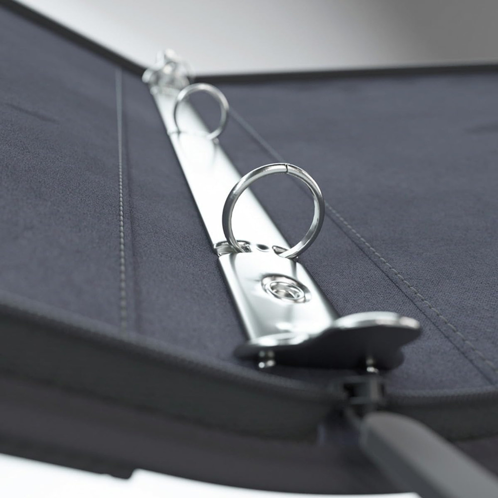 Zip-Up Ring-Binder Slim: Black