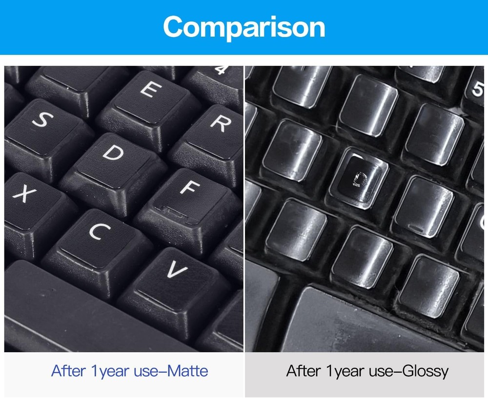 English Keyboard Stickers, 2 Pack Replacement Letters