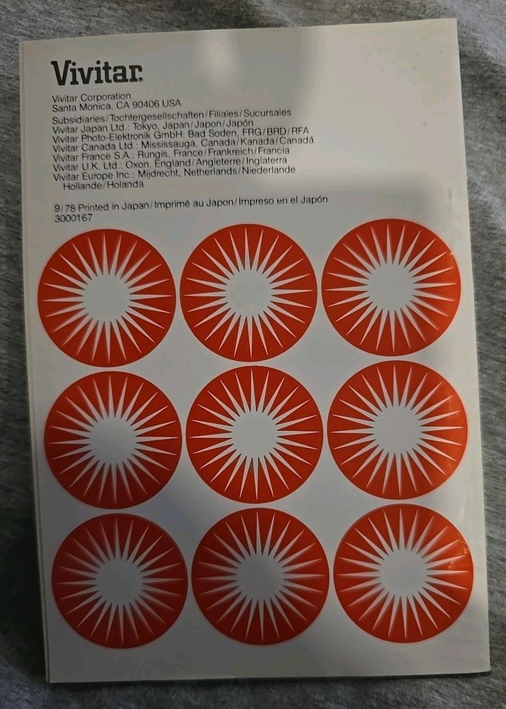 Vivitar 283 Flash Automatic Manual -
