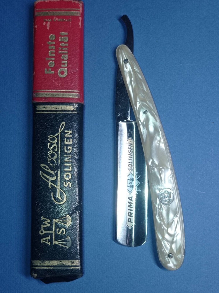 Vintage straight razor Alcoso Solingen