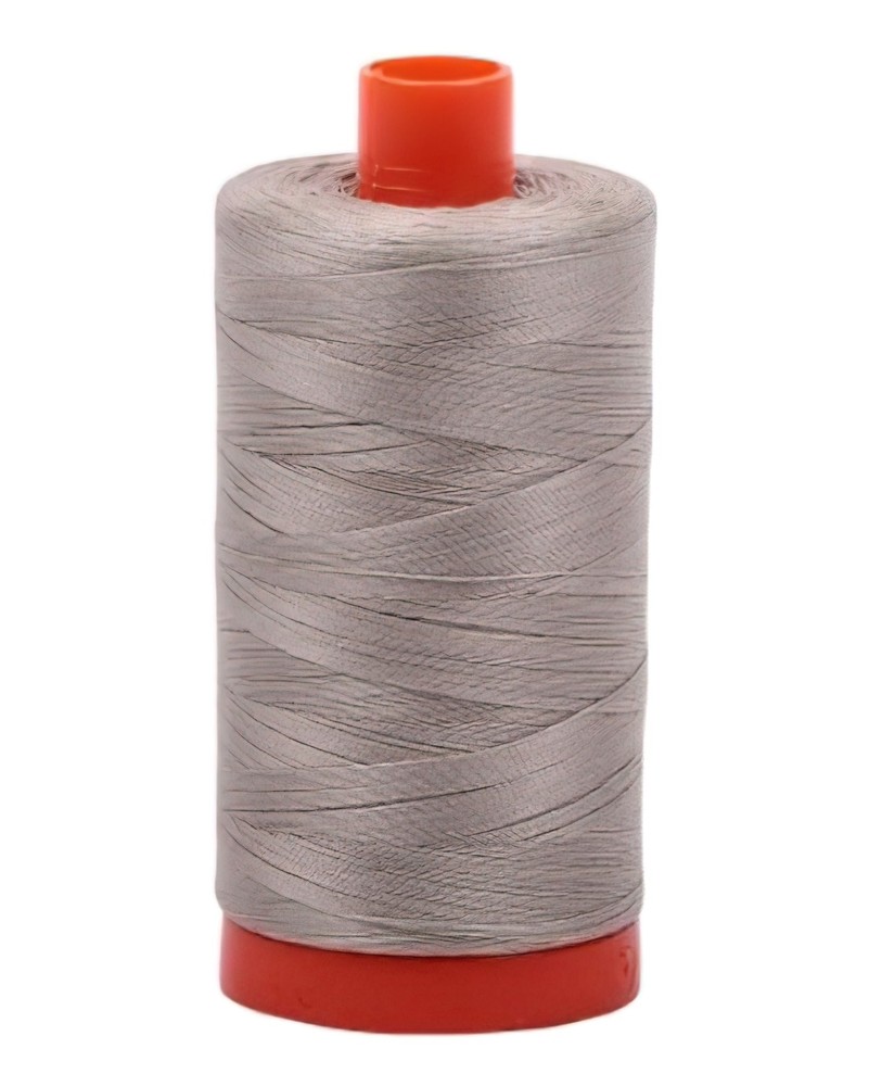 Aurifil Light Gray 50 wt Cotton 1422 yd