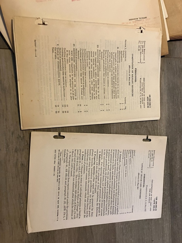 PROVOST MARSHAL General's School Army Documents and Training Book
