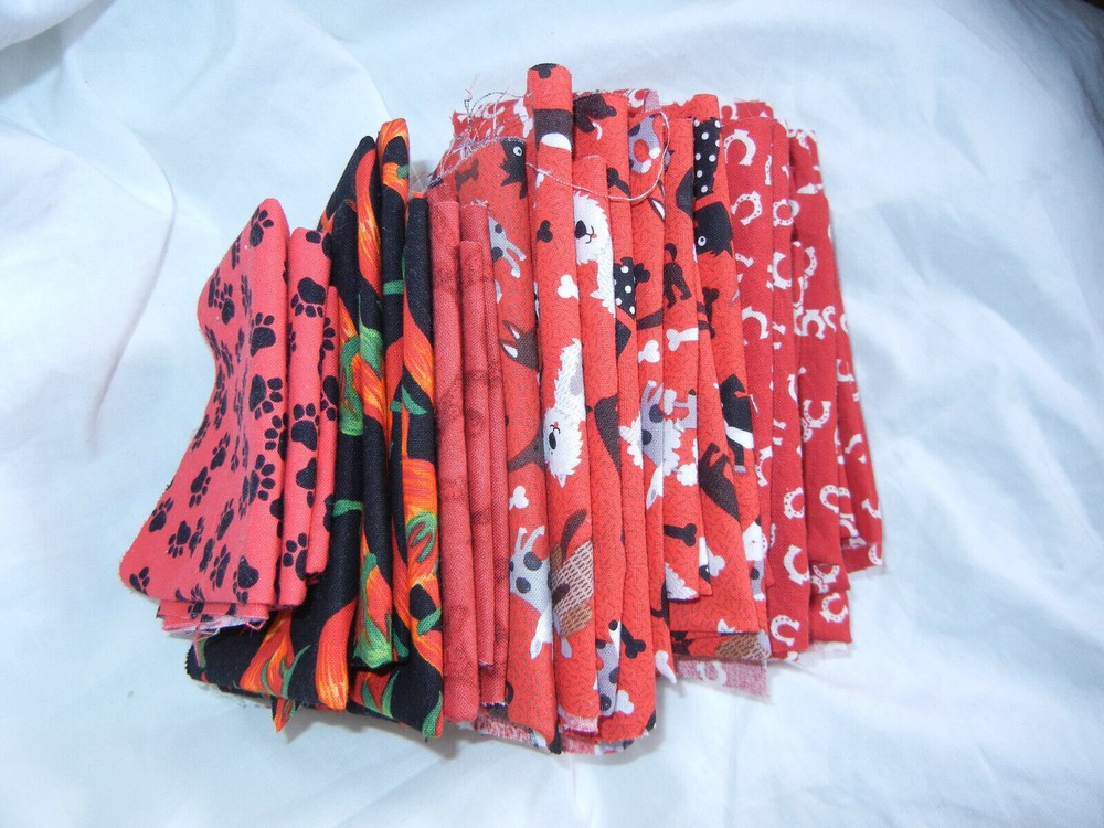 Miscellaneous Random Fabric Scraps Cotton prewashed Misc PATTERNS VARIOUS THEMES