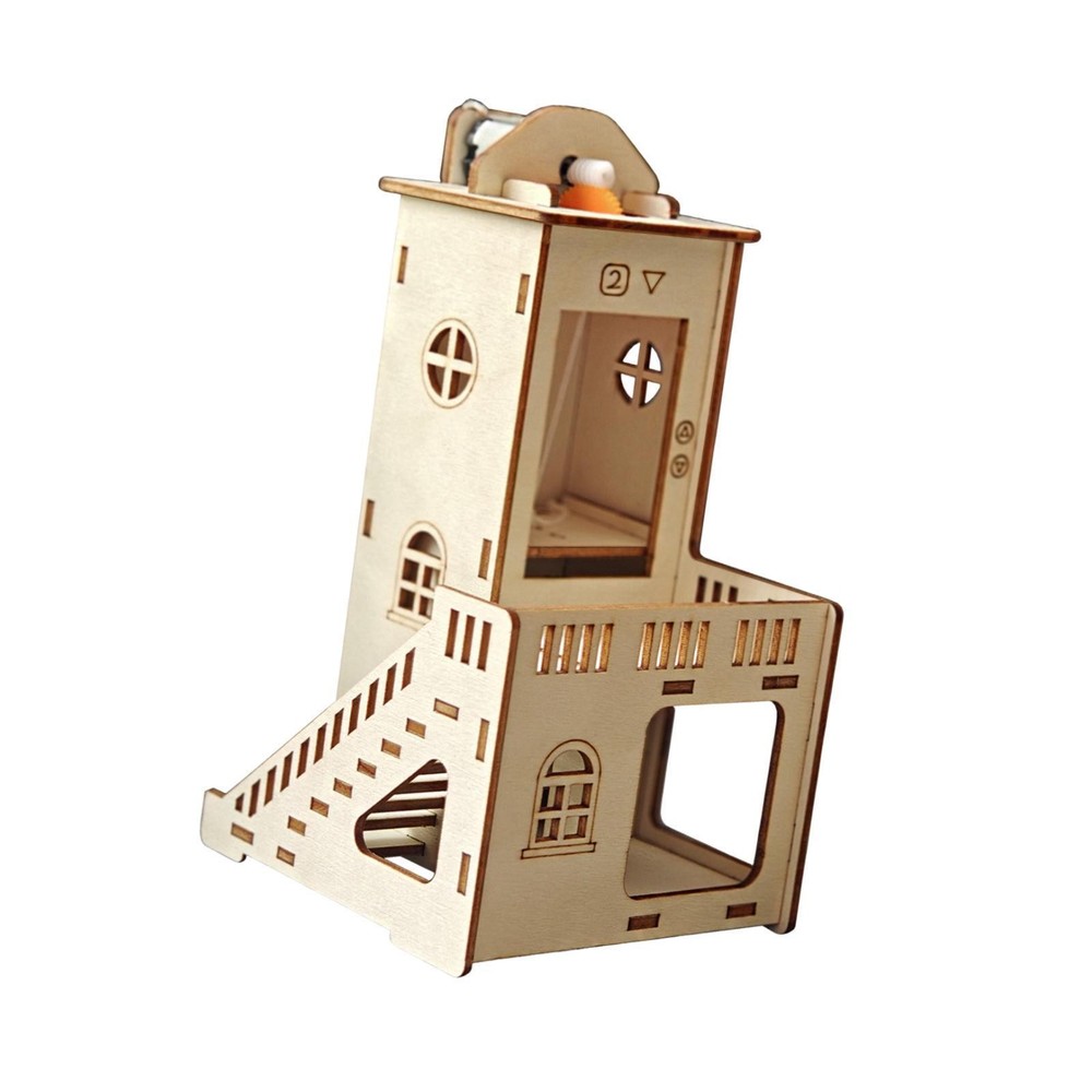 DIY Elevator Toy Kit Physical Model Handcraft Creative Construction Toy Practice