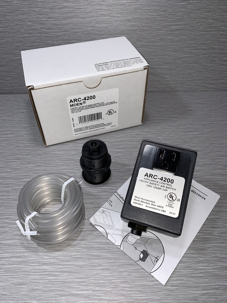 Moen ARC-4200 Garbage Disposal Air Switch Controller Base Single Outlet Only