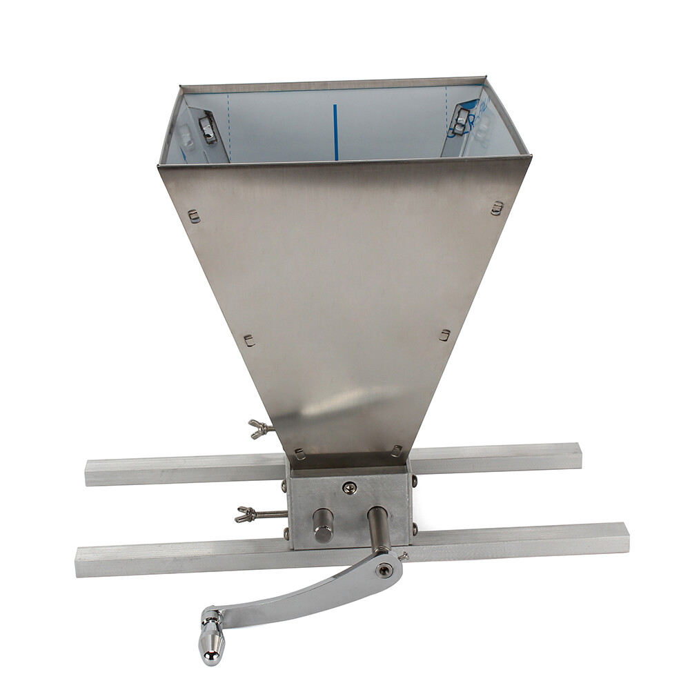 2 Roller Grain Crusher Double Roller Malt Mill Home Brewing Wheat Barley Grinder