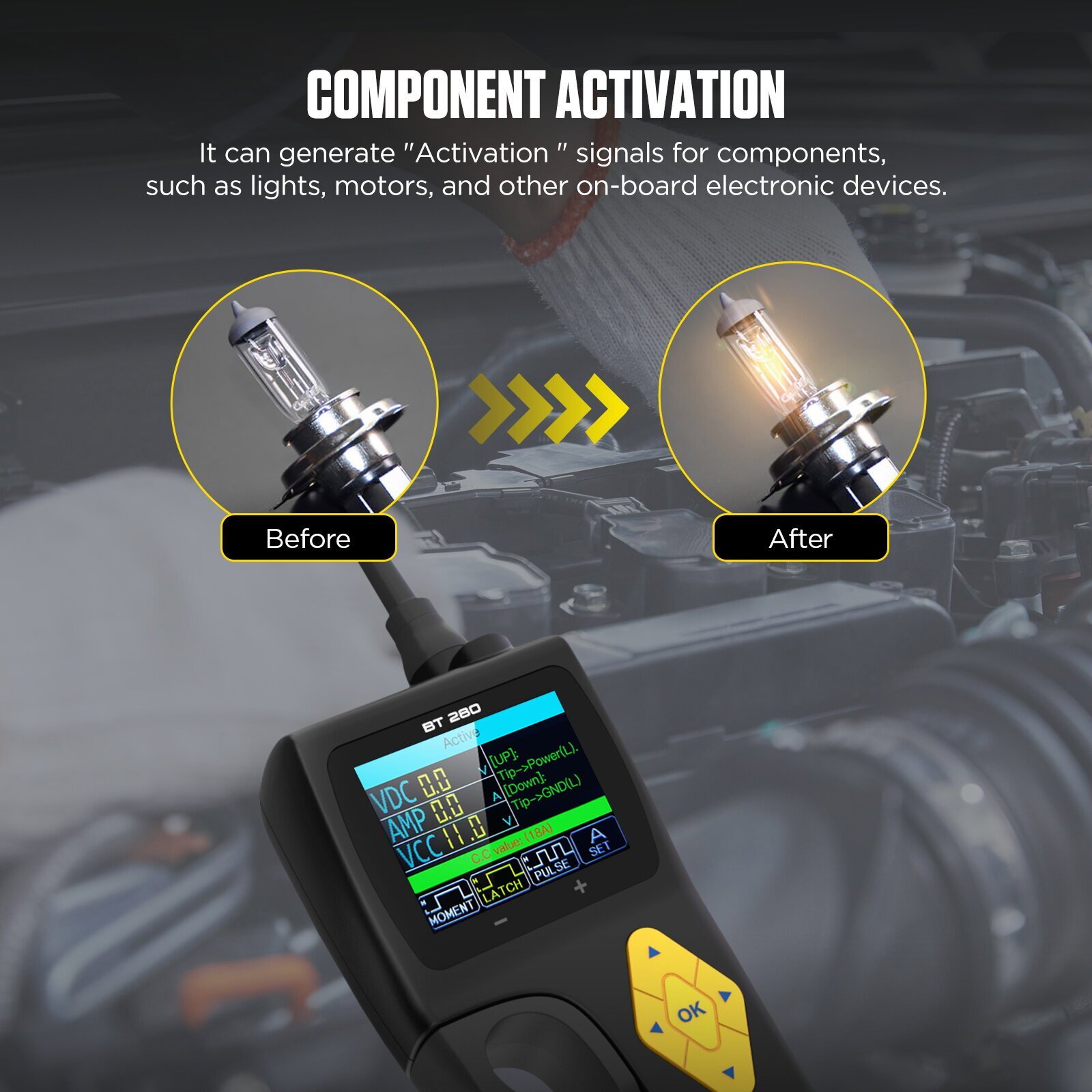 9V-30V Electrical Circuit Tester Probe Diagnostic Multimeter Oscilloscope Test