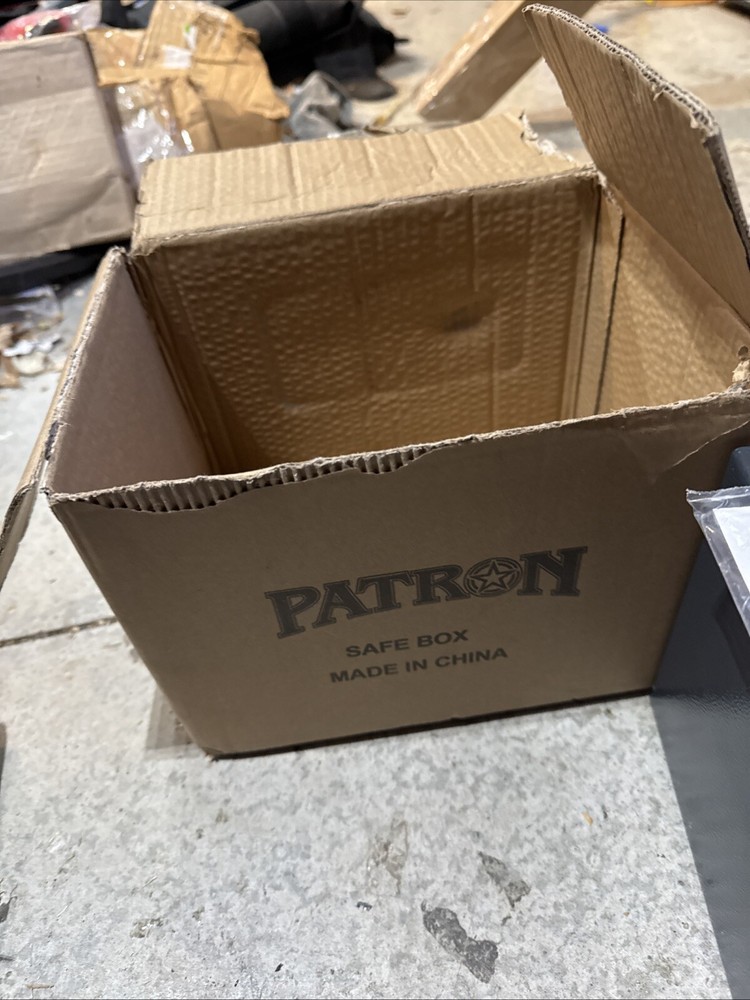 PATRON Small Safe Box MODEL 17NEF-FP Gray