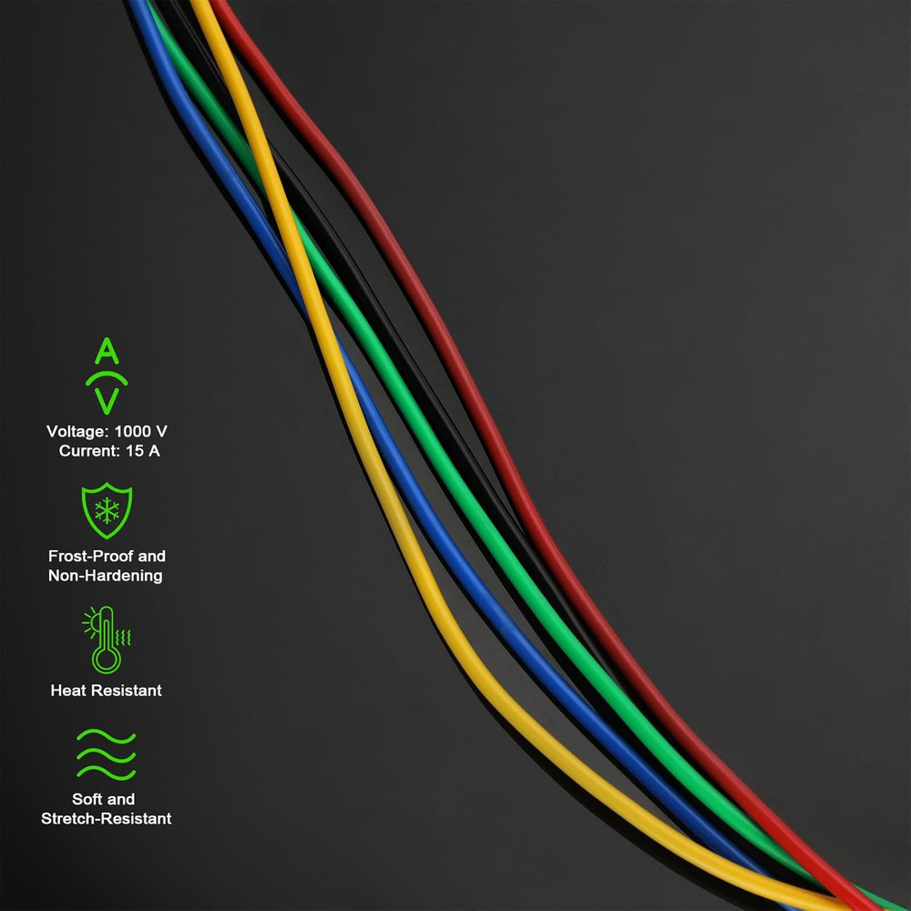 5 Pack Alligator Clips Test Leads with Insulators Clips,Dual Ended Alligator Cli
