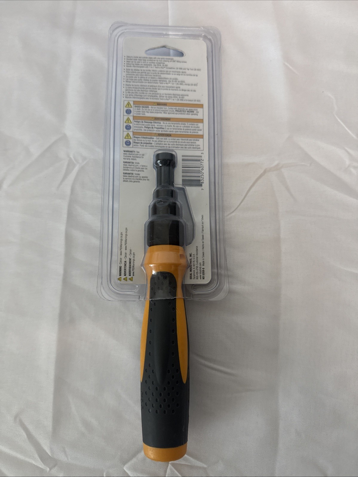 Ideal 35-075 Twist-a-Nut Conduit Deburring Tool w Square Tip 1/2", 3/4", 1" New!