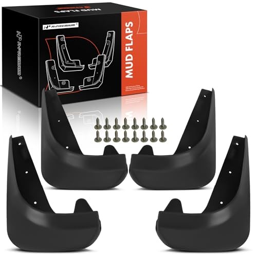 Set of 4PCS Mud Flaps Splash Guards Mudguards Mudflaps with Hardware Kits