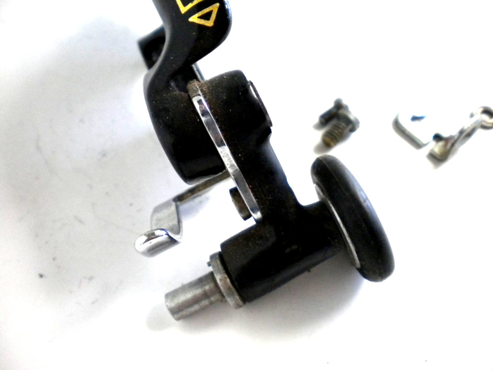 Singer 99K Vintage 1954 "Eye" Pattern Belt Guard, Bobbin Winder & Thread Guide