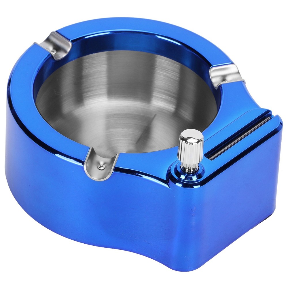 Stainless Steel Ashtray With Lighter Function For Home Use Excellent