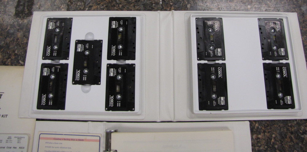 HEATHKIT 1977 Continuing Education for COBOL PROGRAMMING Kit w/ 9 Tapes & Test