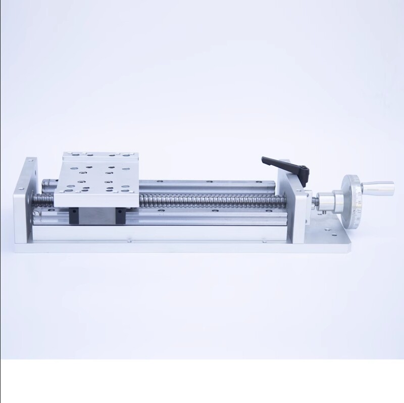 100-1000mm Manual Linear Rail Sliding Table Cross Slide Module TH-20 SFU1605Axis